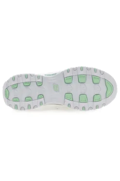 Sneakers bianco multicolor Memory Foam Skechers D'lites Blooming Fields