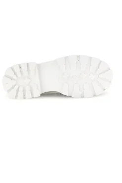 Sneakers bianco platform suoletta estraibile tomaia ricamata Freddy S2617FY7690
