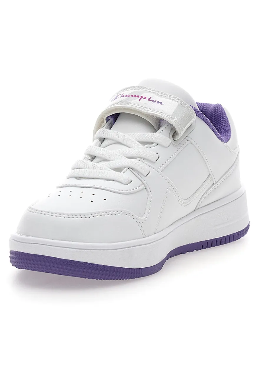 Sneakers bianco tomaia in materiale sintetico Champion Rd18 Low G Ps