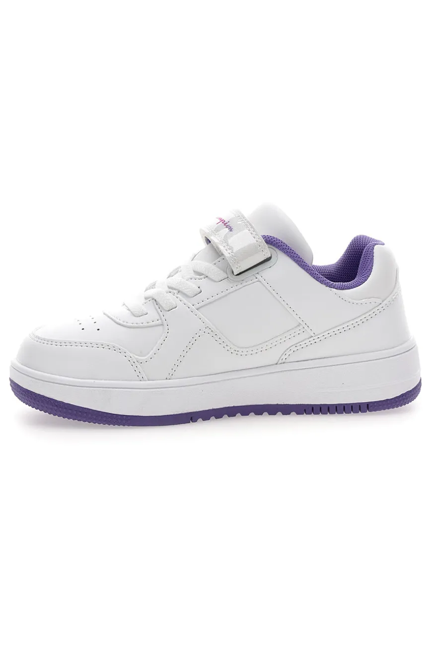Sneakers bianco tomaia in materiale sintetico Champion Rd18 Low G Ps