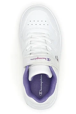 Sneakers bianco tomaia in materiale sintetico Champion Rd18 Low G Ps