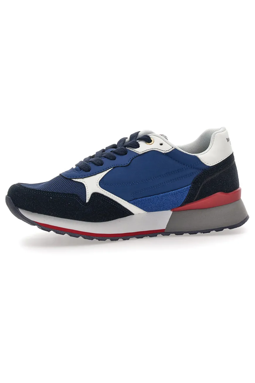 Sneakers blu bianche e rosse Beverly Hills Polo Club King Power Mix