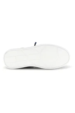 Sneakers blu bicolore con lacci elastici Amerigo Vespucci AV410