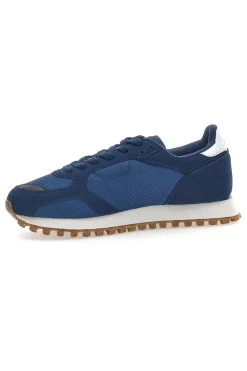 Sneakers Blu Con Suola a Contasto Gas Spidy Mix