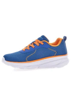 Sneakers blu e arancioni con suola sportiva Champion Hro Jb Gs Low Cut