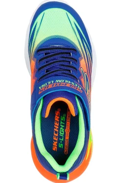 Sneakers Blu e Verdi Con Luci Colorate Skechers S-Lights: Flex-Glow Ultra