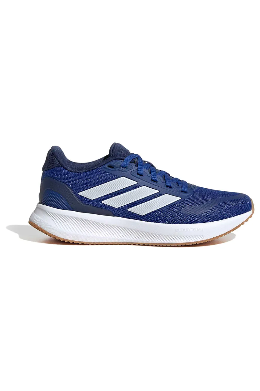 Sneakers blu in mesh con suola ammortizzata Adidas Runfalcon 5 J