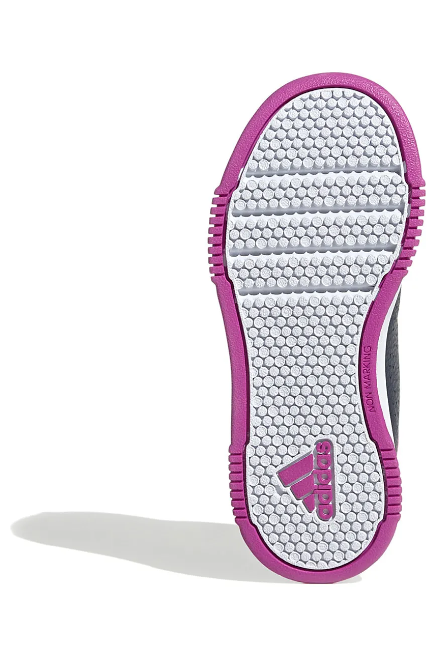 Sneakers blu navy con dettagli fucsia e chiusura a strappo Adidas Tensaur Sport 2.0 CF K