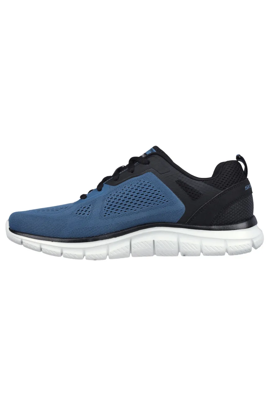 Sneakers Blu Skechers Track Broader
