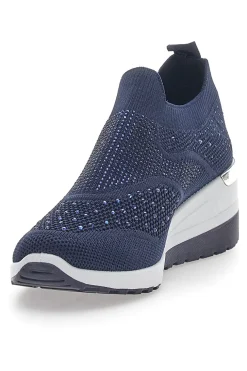 Sneakers Blu Slip-On Prima Riga 433