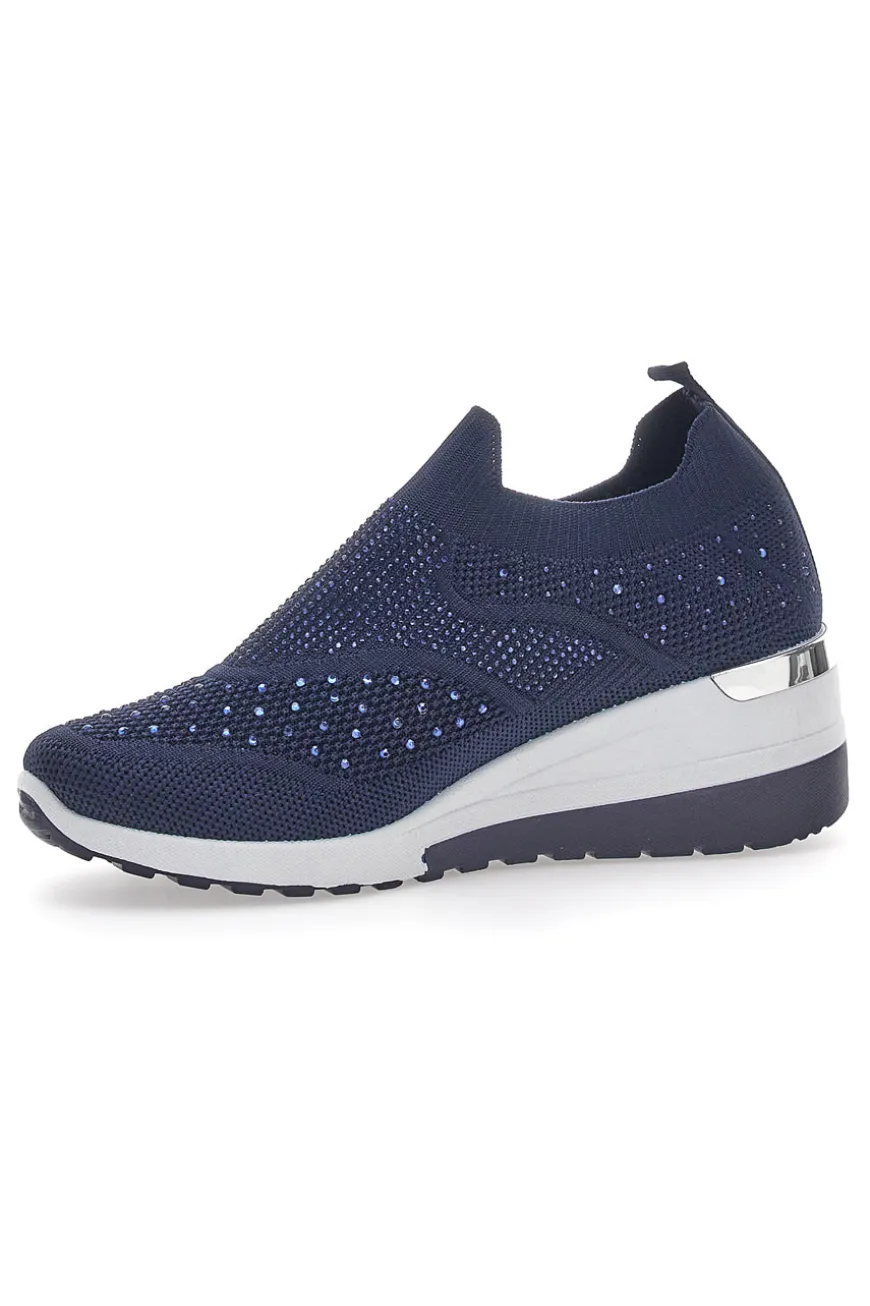 Sneakers Blu Slip-On Prima Riga 433