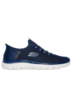 Sneakers Blu Wide Fit Skechers Hands Free Slip-ins: Summits - High Range