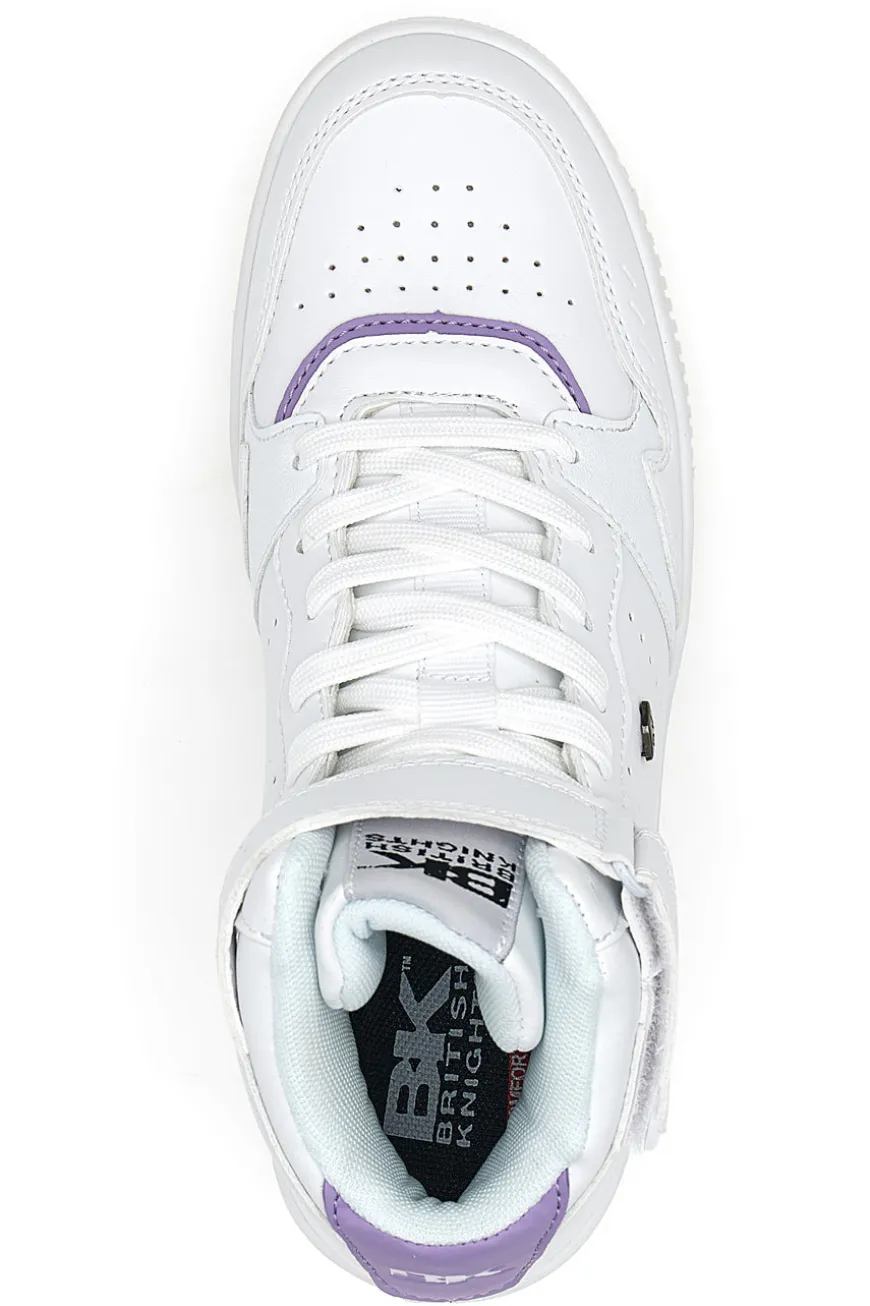Sneakers British Knights Aura Mid Bianche