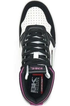 Sneakers British Knights Noors Mid Nere-Bianche