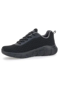 Sneakers Casual Nere in Mesh Skechers Bobs B Flex - Quick Pivot