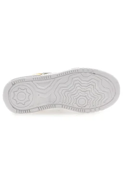 Sneakers con Flatform Lancetti 01 Bianche e Oro