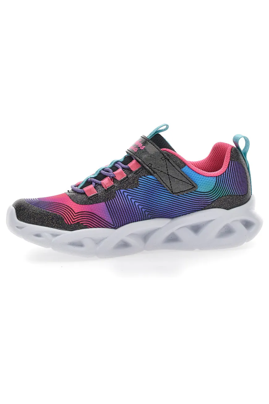 Sneakers con Luci Skechers Twist Bright 2.0 Nero-Fucsia