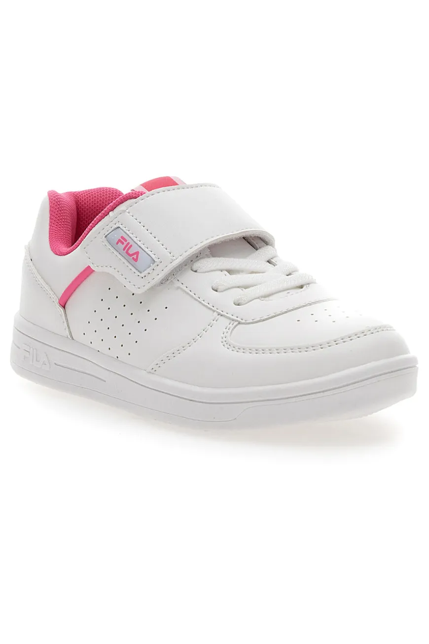Sneakers con Stappo Fila Court Velcro Bianche