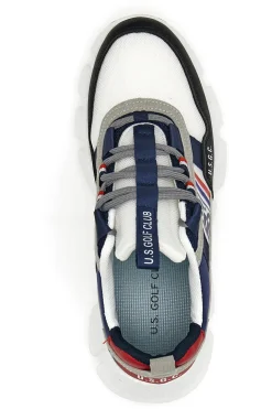 Sneakers con suola Chunky Golf Club 6620 Bianche