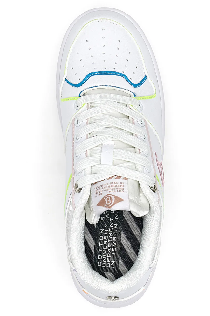 Sneakers Cotton Belt Axel Pu Bianche