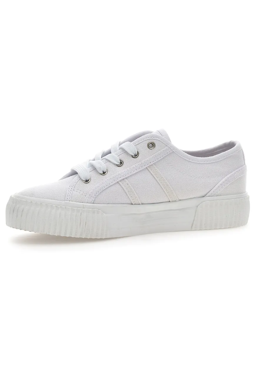 Sneakers Coveri California Canvas Bianche
