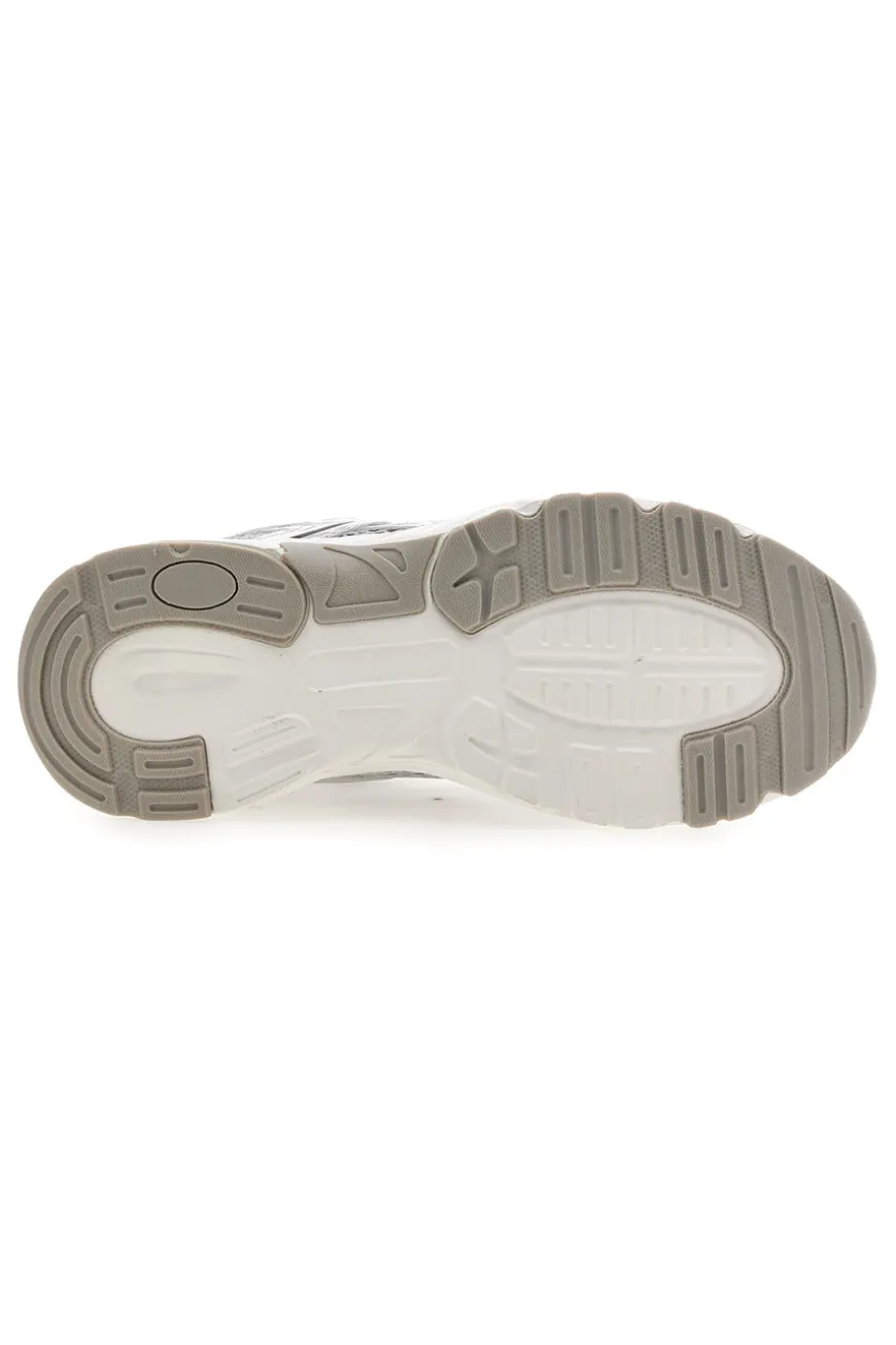 Sneakers da donna argento con inserti mesh Pittarello Capsule 8W25911