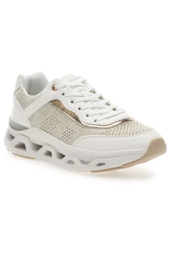 Sneakers da donna beige con inserti traforati Pittarello 8W25013