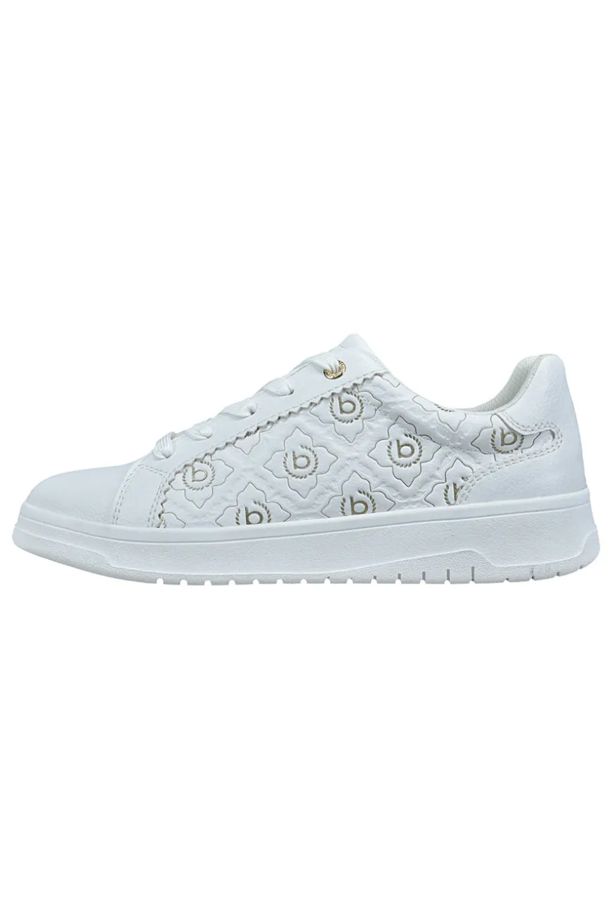 Sneakers da donna bianche Bagatt 435AQG1850002051