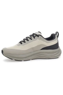 Sneakers da uomo beige stringate 2T2L YH25253