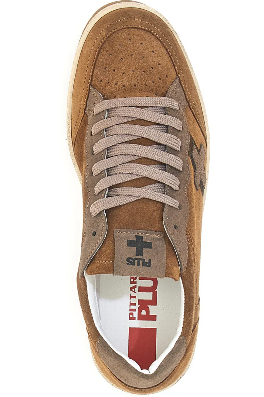 Sneakers da uomo marrone in pelle Pittarello Plus Aurelius