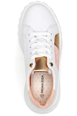 Sneakers Flatform Bianche Prima Riga 509161