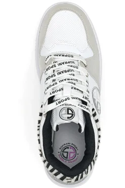 Sneakers Flatform Soprani Alex Bianche Animalier