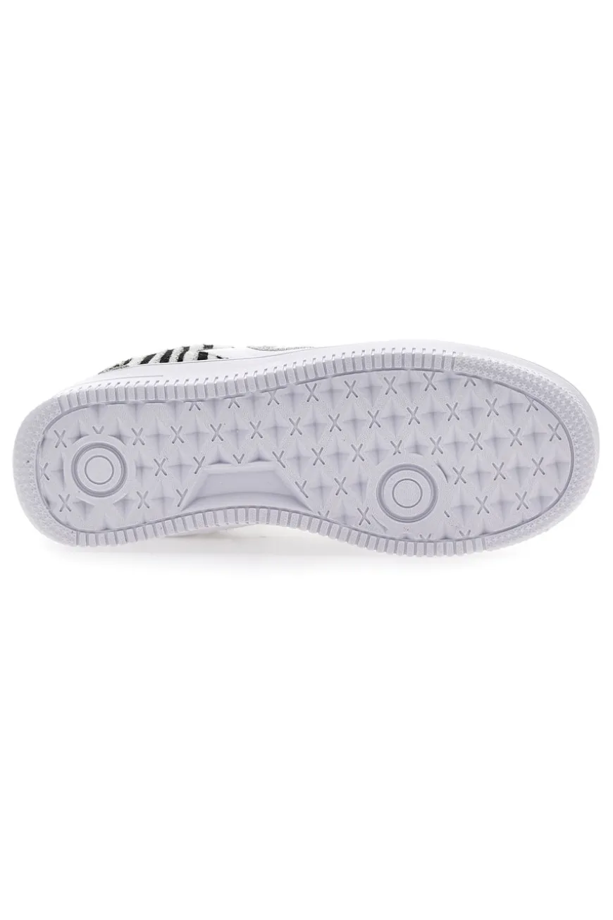 Sneakers Flatform Soprani Alex Bianche Animalier