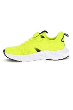 Sneakers Gialle fluo con chiusura a strappo in tessuto traspirante Diadora Snipe 4 Jr