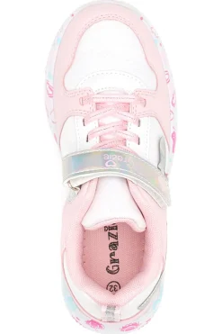 Sneakers Grazie 2280 Bianche e Rosa