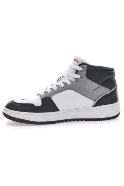 Sneakers Grigie Alte con Lacci Champion Rebound 2.0 Mid