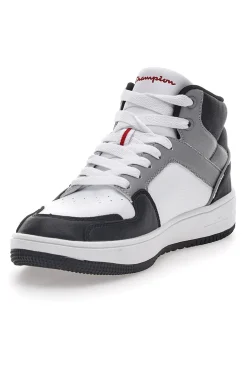 Sneakers Grigie Alte con Lacci Champion Rebound 2.0 Mid