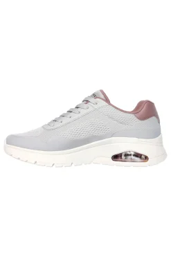 Sneakers Grigie Con Bolla ad Aria Skechers Uno Flex Spring On Air