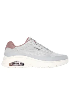Sneakers Grigie Con Bolla ad Aria Skechers Uno Flex Spring On Air