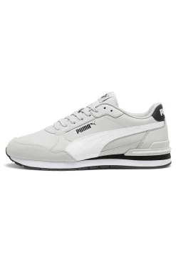 Sneakers grigie con dettagli bianchi e soletta SoftFoam+ Puma ST Runner v4 L