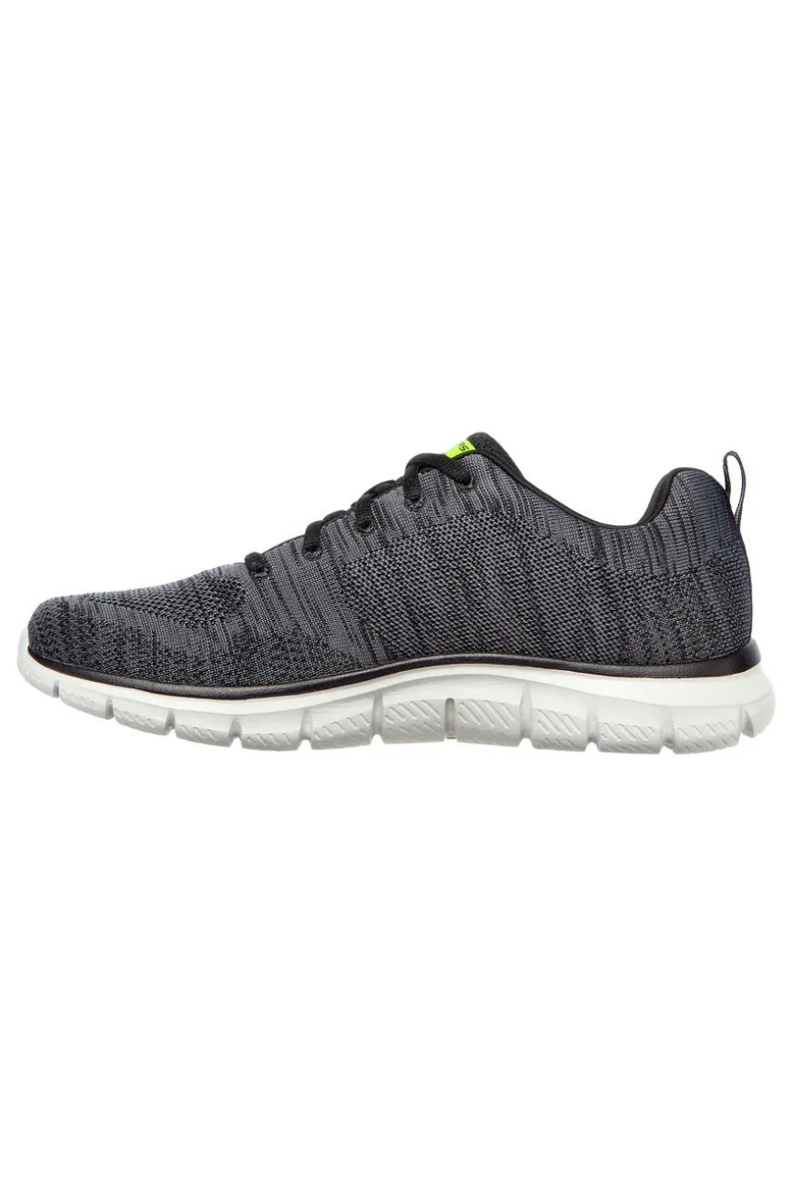 Sneakers Grigie Con Memory Foam Skeachers Track Front Runner