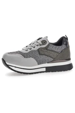 Sneakers Grigie Con Platform Miss Pappalea 23011