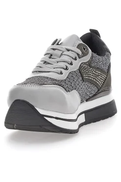 Sneakers Grigie Con Platform Miss Pappalea 23011
