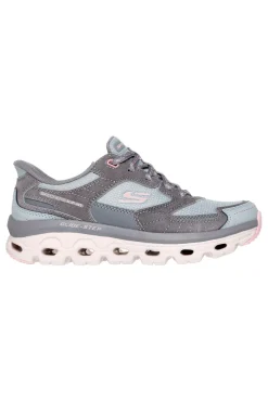Sneakers grigie e azzurre con suola Glide-Step e Memory Foam Skechers Glide-Step Sole Paradise Valley