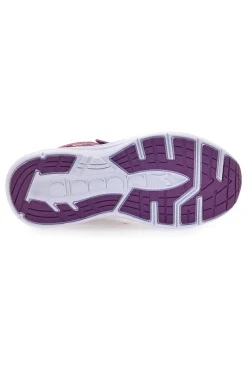 Sneakers grigie e fucsia sportive con strappo Diadora Snipe 3 JR