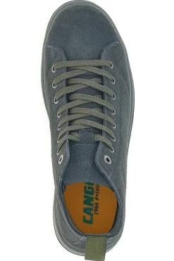 Sneakers grigie in camoscio con suola in gomma Canguro CA817