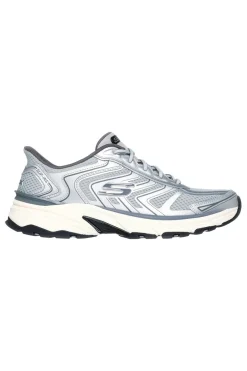 Sneakers grigie in mesh con Memory Foam Skechers Stamina Sport