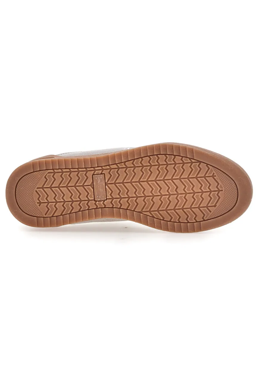 Sneakers grigie in pelle e mesh traspirante Pittarello Capsule BT261049002