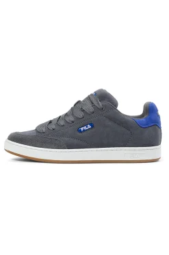 Sneakers grigie in suede con dettagli blu Fila FFM0437