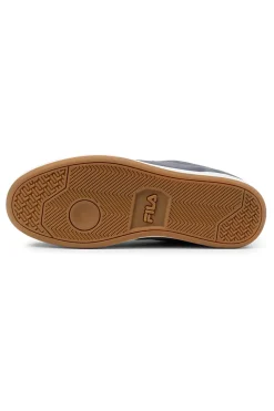 Sneakers grigie in suede con dettagli blu Fila FFM0437